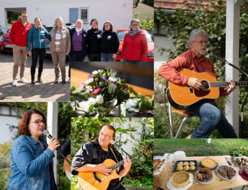 Nachbarschaftshilfe, Solidarische Gemeinde und Sozialstation gemeinsam beim Bänklefest